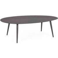 Couchtisch Ridley aus Aluminium, Anthrazit