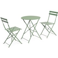 Garten-Set Austin, Stühle & Tisch, Grün
