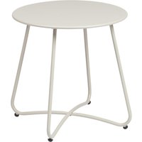Gartenbeistelltisch Austin aus Metall Ø 45 cm, Gips