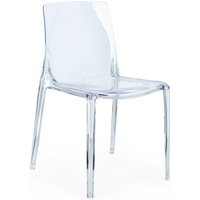 Gartenstuhl Adele 4er-Set, Transparent