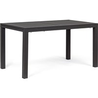 Gartentisch Hilde aus Aluminium, 140-210x77 cm, Anthrazit Gartentisch Hilde aus Aluminium, 140-210x77 cm, Anthrazit