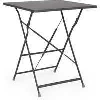 Gartentisch Yasmin aus Metall 60x60 cm, Anthrazit