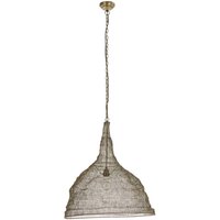 Hängeleuchte Amish aus Metall Messing, 62 cm