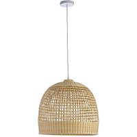 Hängeleuchte Siwa aus Rattan, Natur