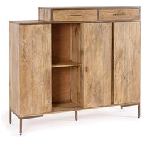 Highboard Jaidev aus Mangoholz, 145 cm