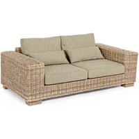 Rattansofa Leandro, 2,5 Sitzer
