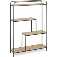 Regal Elyot aus Rattan mit 5 Fächern