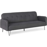 Schlafsofa Bridjet mit Stoff-Bezug, Schwarz