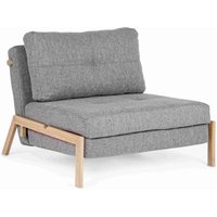 Schlafsofa Hayden mit Stoff-Bezug, 1-Sitzer, Grau
