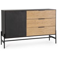 Sideboard Allycia aus Eschenholz, 124 cm