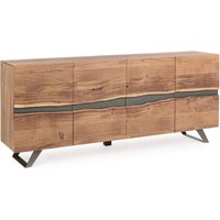 Sideboard Aron aus Akazienholz, 198 cm