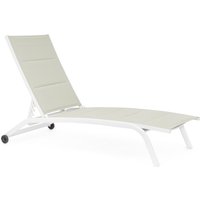 Sonnenliege Cleopass 2er-Set aus Aluminium, Lagun