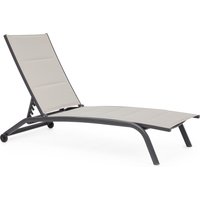 Sonnenliege Cleopass 2er-Set aus Aluminium, Stone Sonnenliege Cleopass 2er-Set aus Aluminium, Stone