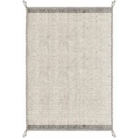 Teppich Chathu aus Baumwolle Beige, 140x200 cm