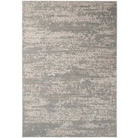 Teppich Silva aus Stoff Eckig Hellblau/Creme, 160x230 cm