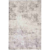 Teppich Suri aus Chenille Silber, 155x230 cm