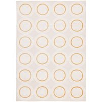 Teppich Zina aus Stoff Creme/Gelb, 160x230 cm