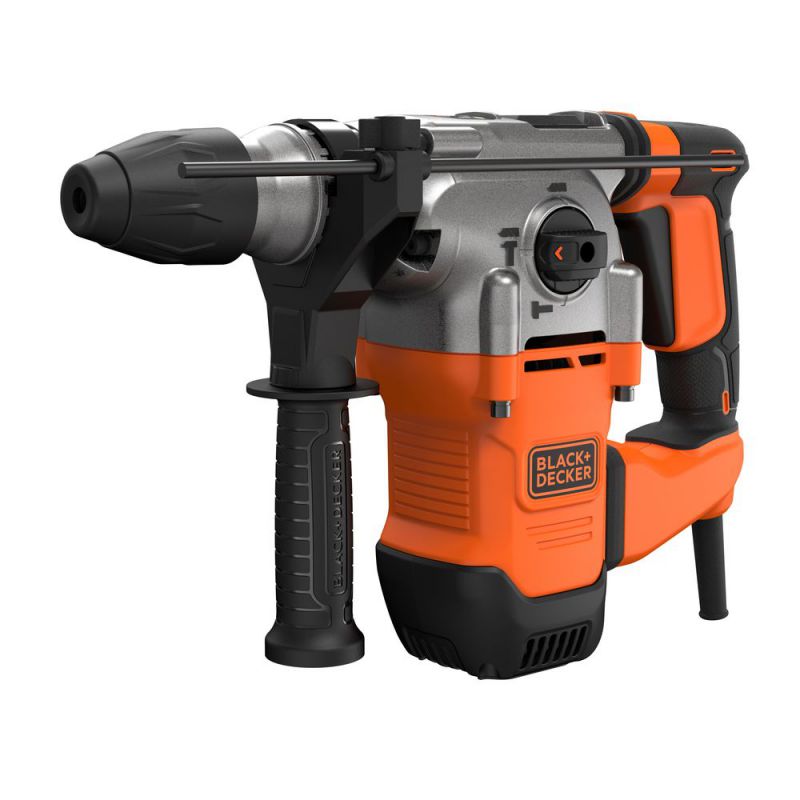 Black + Decker 1250W 3,7 Joule SDS-plus Bohr- und Meißelhammer mit Koffer - BEHS03K-QS von Black & Decker