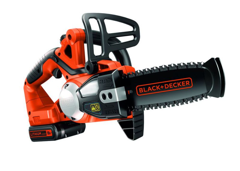 Black + Decker 18V Akku-Kettensaege, 20 cm, 2,0 Ah Lithium-Ionen - GKC1820L20-QW von Black & Decker