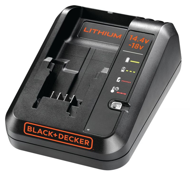 Black + Decker 18V Akku-Ladegerät, 1A Ladestrom - BDC1A-QW von Black & Decker