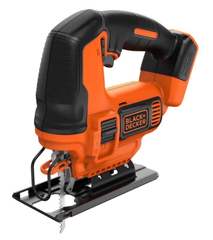 Black + Decker 18V Akku-Stichsaege, Lieferumfang ohne Akku und Ladegerät - BDCJS18N-XJ von Black & Decker