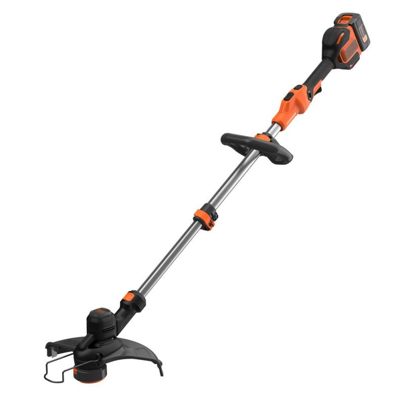 Black + Decker 36V 33cm Akku-Rasentrimmer, Powercommand, 1 x 2,5 Ah Akku, 2A-Ladegerät - BCSTE636L1-QW von Black & Decker