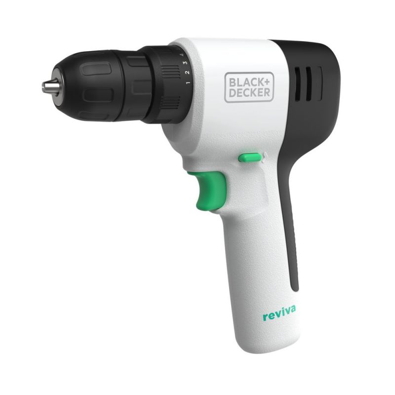 Black + Decker reviva 12V/1,5Ah Li-Ion Akku-Bohrschrauber, Ladegerät, Karton - REVDD12C-QW von Black & Decker