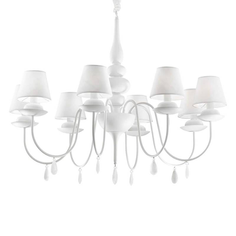 Blanche Metall Kronleuchter SP8, Weiß, Ø: 92 cm