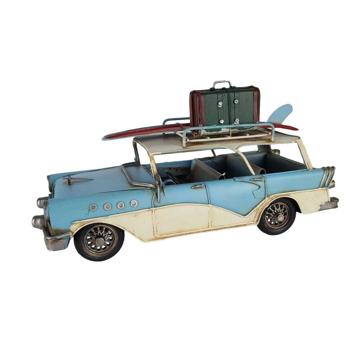 Blechmodell Blechauto Modellauto Kombi mit Dachgepäck