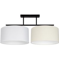 Blendarme Deckenleuchte Stoff Weiß Ecru E27 L:70 cm Blendarme Deckenleuchte Stoff Weiß Ecru E27 L:70 cm von Belis