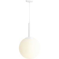 Blendarme Hängelampe E27 Weiß Glas Metall 40 cm rund Blendarme Hängelampe E27 Weiß Glas Metall 40 cm rund von ALDEX