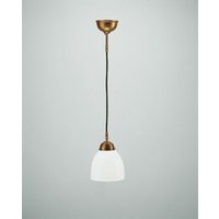 Blendarme Hängeleuchte Berliner Messing Glas E27 Ø15 cm von Berliner Messingleuchten GmbH
