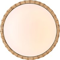 Blendarme LED Deckenleuchte Rattan Ø31 cm 24 W warmweiß Blendarme LED Deckenleuchte Rattan Ø31 cm 24 W warmweiß von Eco-Light