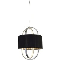Blendarme LED Hängelampe Stoff Metall warmweiß Ø38 cm von 121004