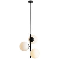 Blendarme Pendelleuchte Glaskugeln Schwarz B:46 cm E27 Blendarme Pendelleuchte Glaskugeln Schwarz B:46 cm E27 von ALDEX
