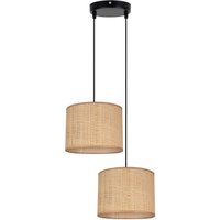 Blendarme Pendelleuchte Rattan Braun E27 L:22 cm Modern Blendarme Pendelleuchte Rattan Braun E27 L:22 cm Modern von Belis
