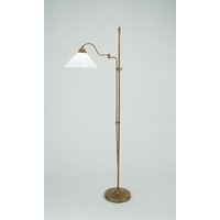 Blendarme Stehleuchte Berliner Messing Glas E27 160 cm von Berliner Messingleuchten