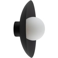 Blendarme Wandlampe Schwarz Metall Glas G9 Ø28 cm von TK Lighting