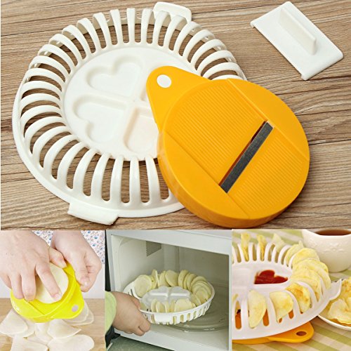 Küche Mikrowelle Apple Kartoffel Gemüse Crisp Chip Slicer Maker von Honfitat