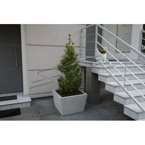Blumenkübel Pflanz Kübel Dekoration Garten Natur Vasen Blumentöpfe Figur