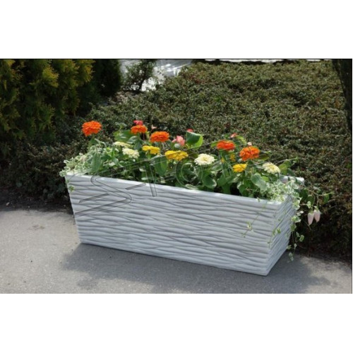 Blumenkübel Pflanz Kübel Dekoration Garten Vasen Blumentöpfe Natur Figur