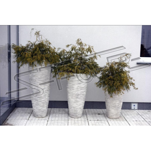 Blumenkübel Pflanz Kübel Dekoration Vasen Figur Garten Blumentöpfe Natur