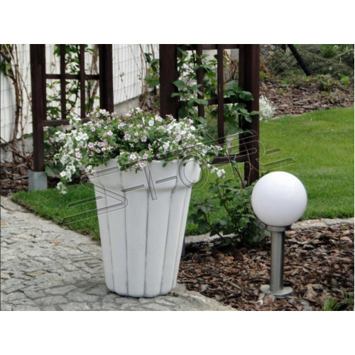 Blumenkübel Pflanz Kübel Dekoration Vasen Natur Garten Figur Blumentöpfe