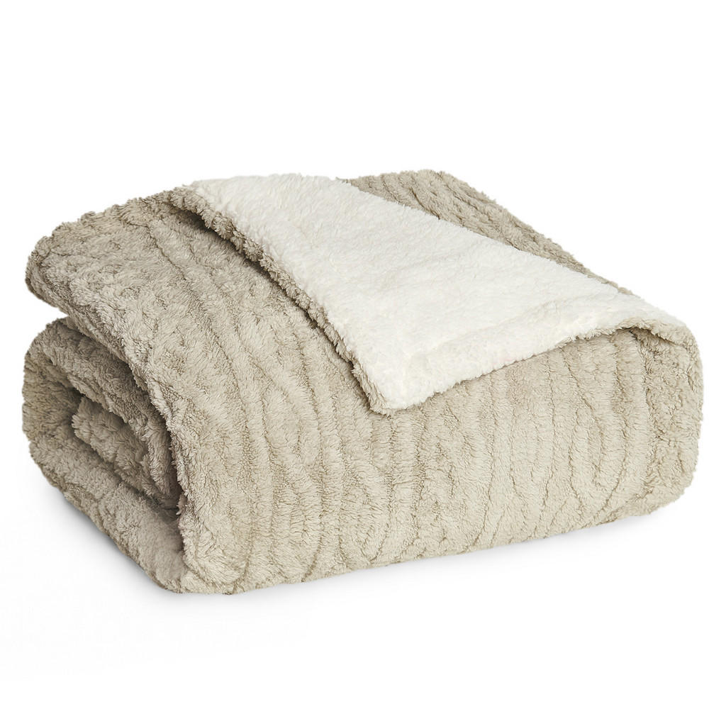 Blumtal KUSCHELDECKE Sand, Sonoma Eiche