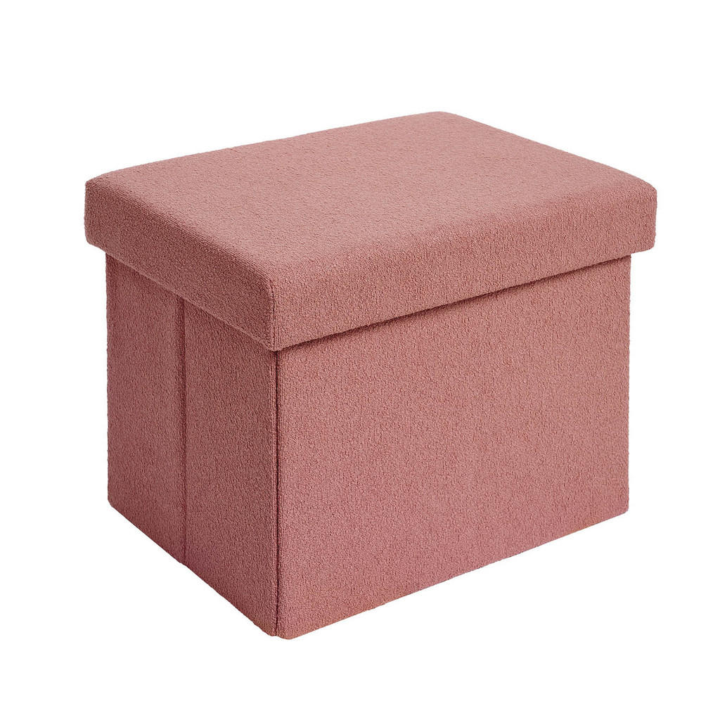 Blumtal SITZHOCKER Altrosa