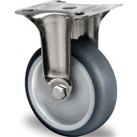 Promat - Bockrolle 75 mm 75 kg tpe Gleitlager Edelstahl 67 x 60 mm Polypropylen von PROMAT