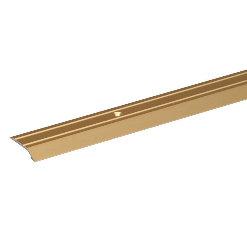 Bodenausgleichprofil Aluminium 2 mm x 30 mm x 2.000 mm Gold