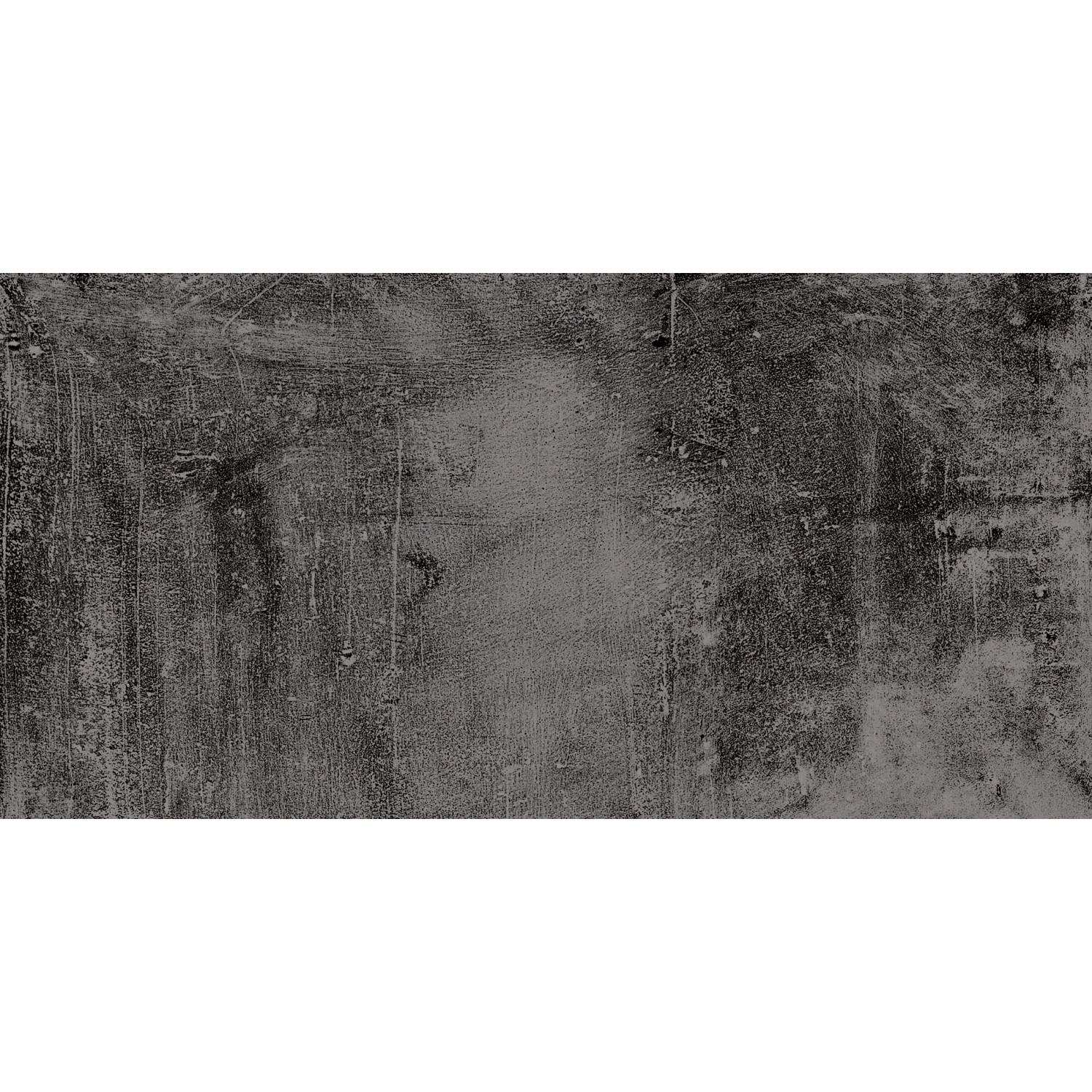 Bodenfliese New Concrete Feinsteinzeug Anthrazit Glasiert Matt 30 cm x 60 cm