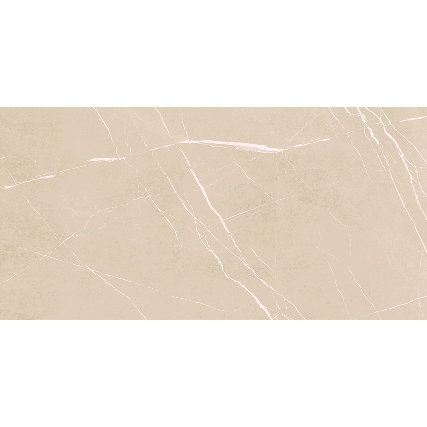 Bodenfliese Feinsteinzeug Beige Glasiert Poliert 60 cm x 120 cm