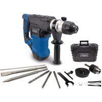 Bohrhammer DH1500 Plus Scheppach - 7Joule | 230V 1500W | SDS-Plus | inkl. Koffer, Bohrer & Zubehör von Scheppach